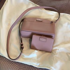 Kate spade purse with matching wallet